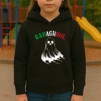 Gabaghoul Funny Gabagool Italian Flag Halloween Kids Hoodie thumb 3