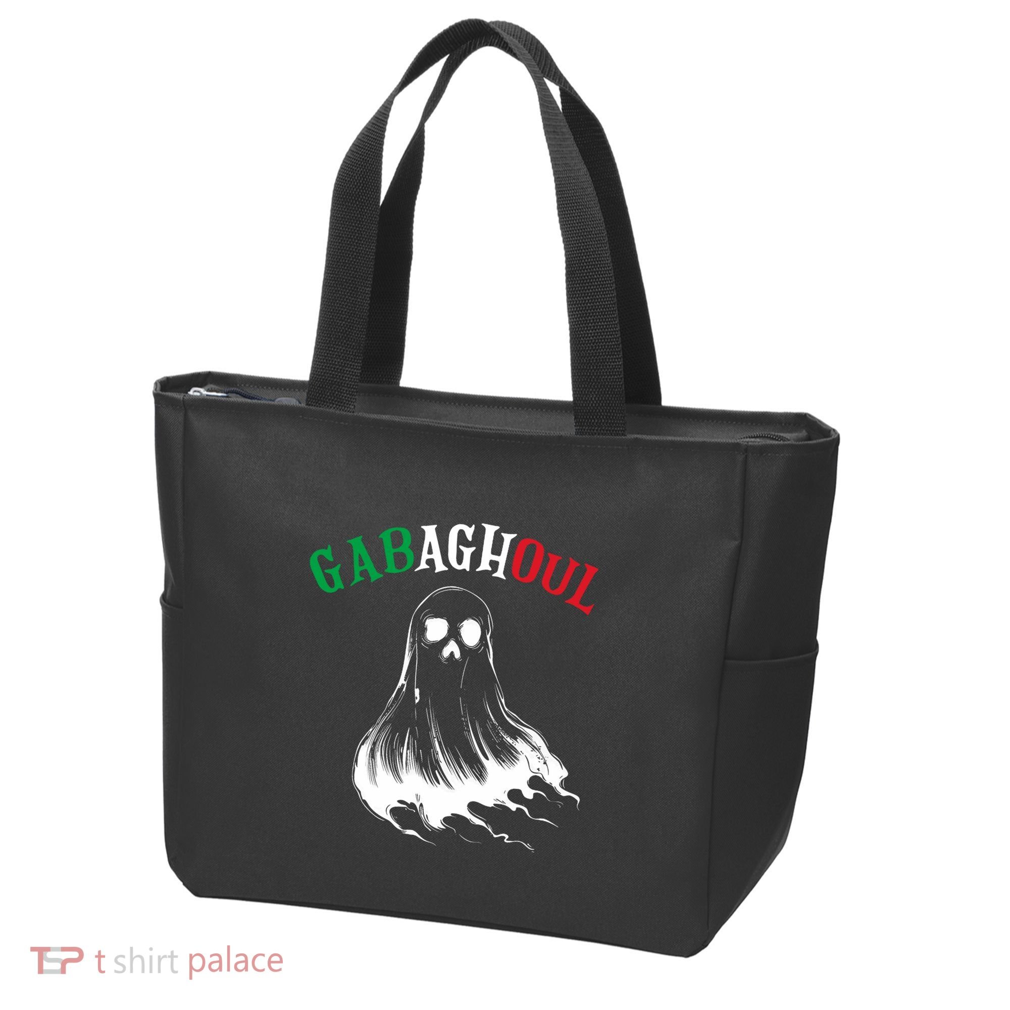 Gabaghoul Funny Gabagool Italian Flag Halloween Tote Bag