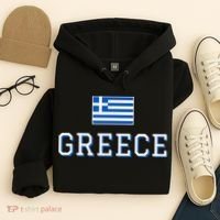 Greece Flag Greek Flag Greece Souvenir Hoodie thumb 4