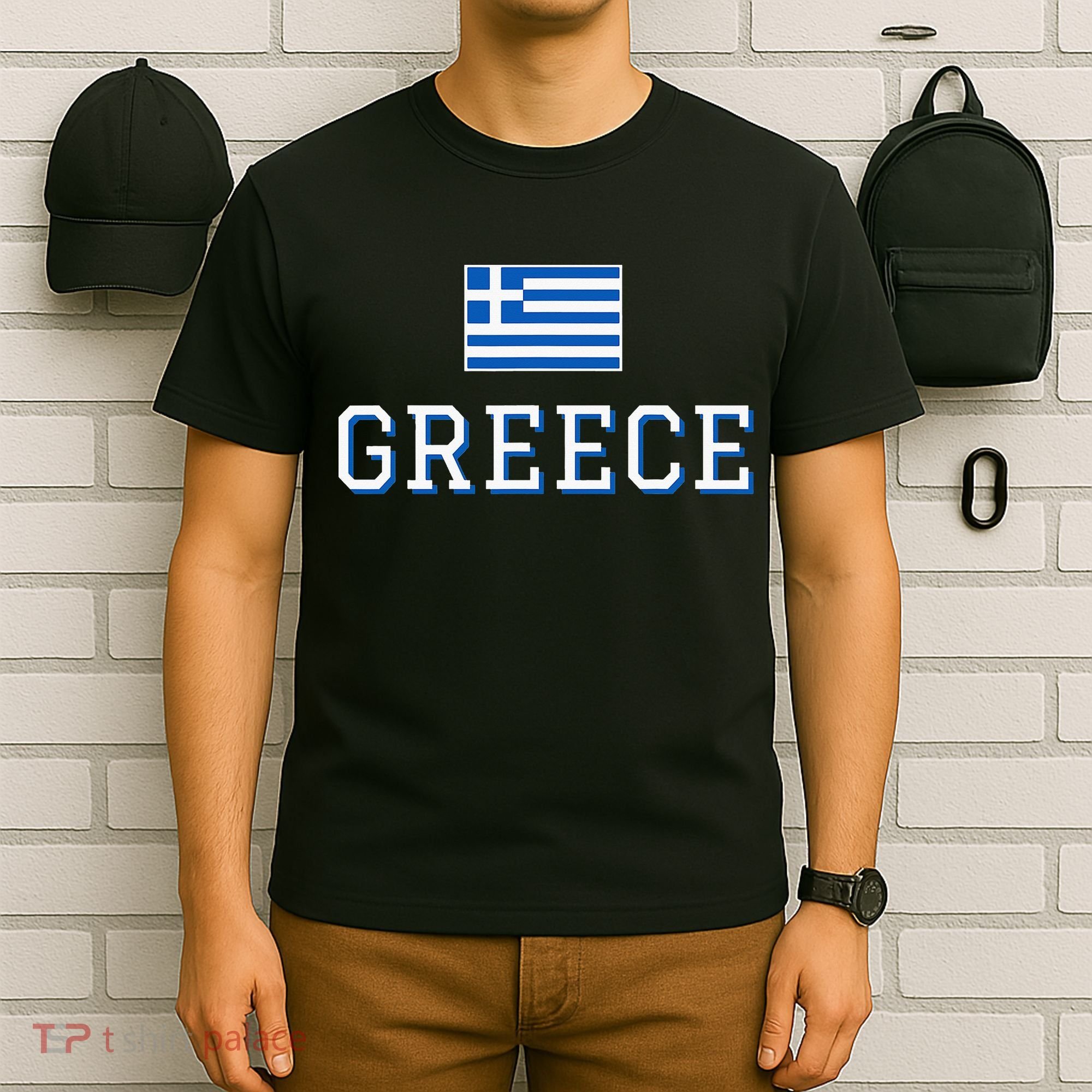 Greece Flag Greek Flag Greece Souvenir T-Shirt