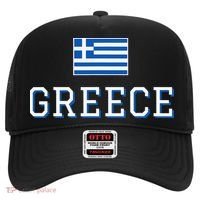 Greece Flag Greek Flag Greece Souvenir Hat thumb 0