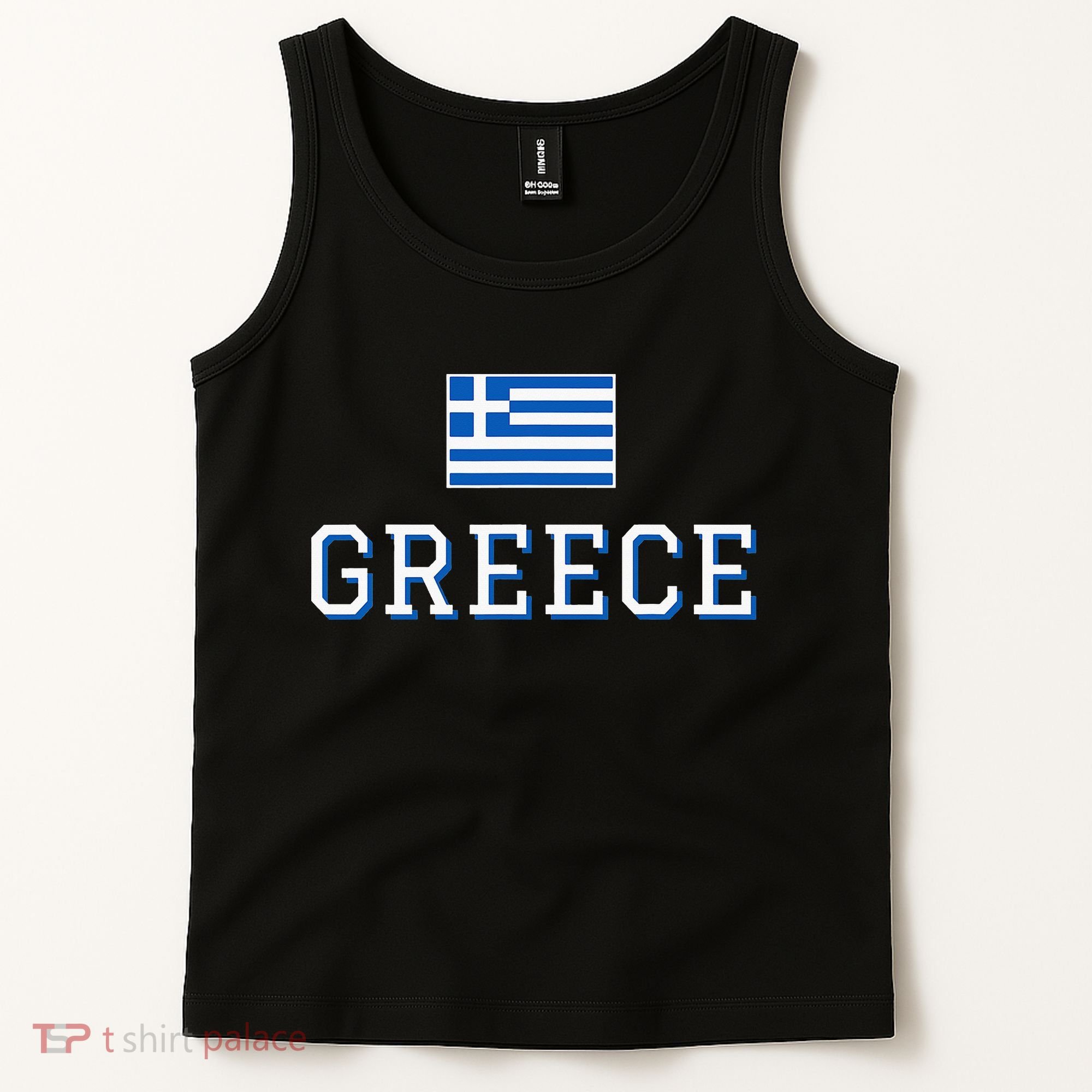 Greece Flag Greek Flag Greece Souvenir Tank Top