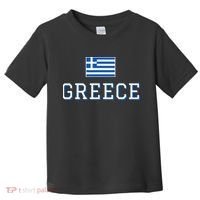 Greece Flag Greek Flag Greece Souvenir Toddler T-Shirt thumb 0
