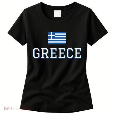 Greece Flag Greek Flag Greece Souvenir Women's T-Shirt