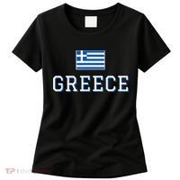 Greece Flag Greek Flag Greece Souvenir Women's T-Shirt thumb 0