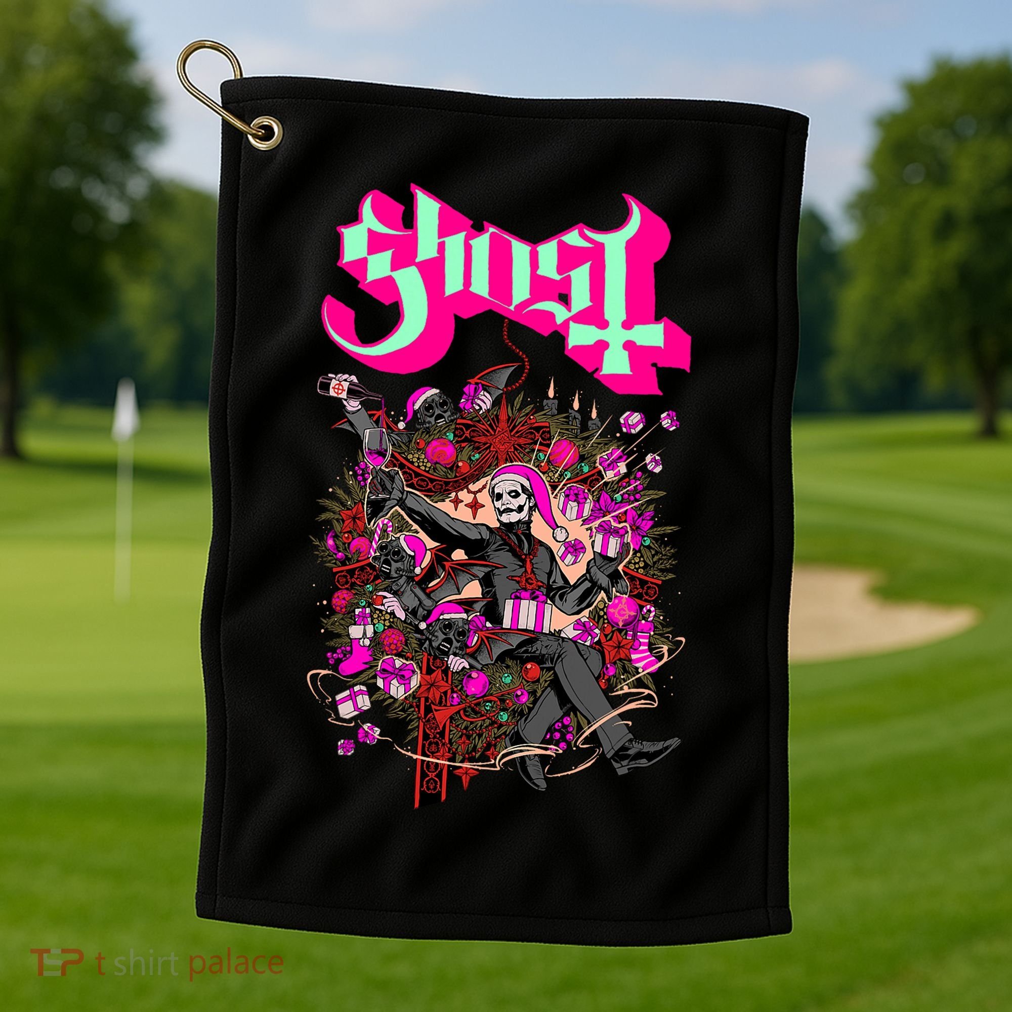 Ghost – Festivus Golf Towel