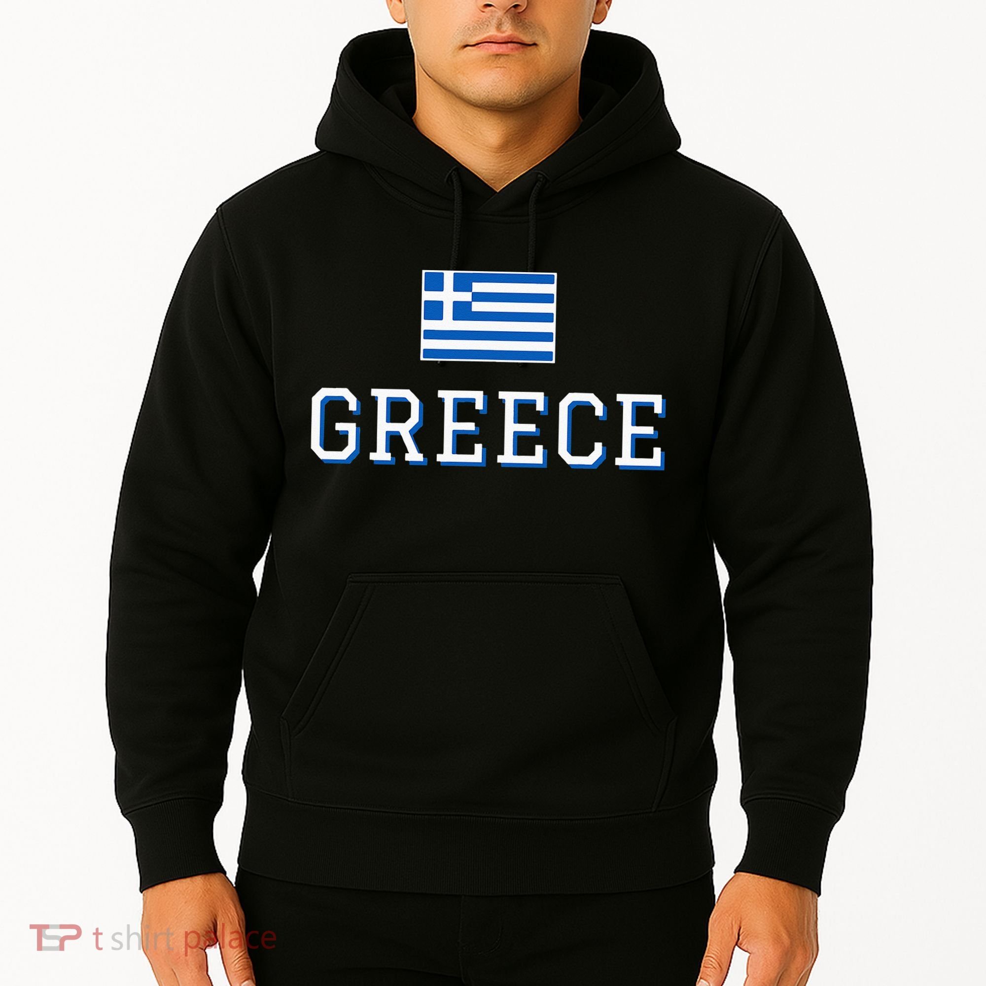 Greece Flag Greek Flag Greece Souvenir Hoodie