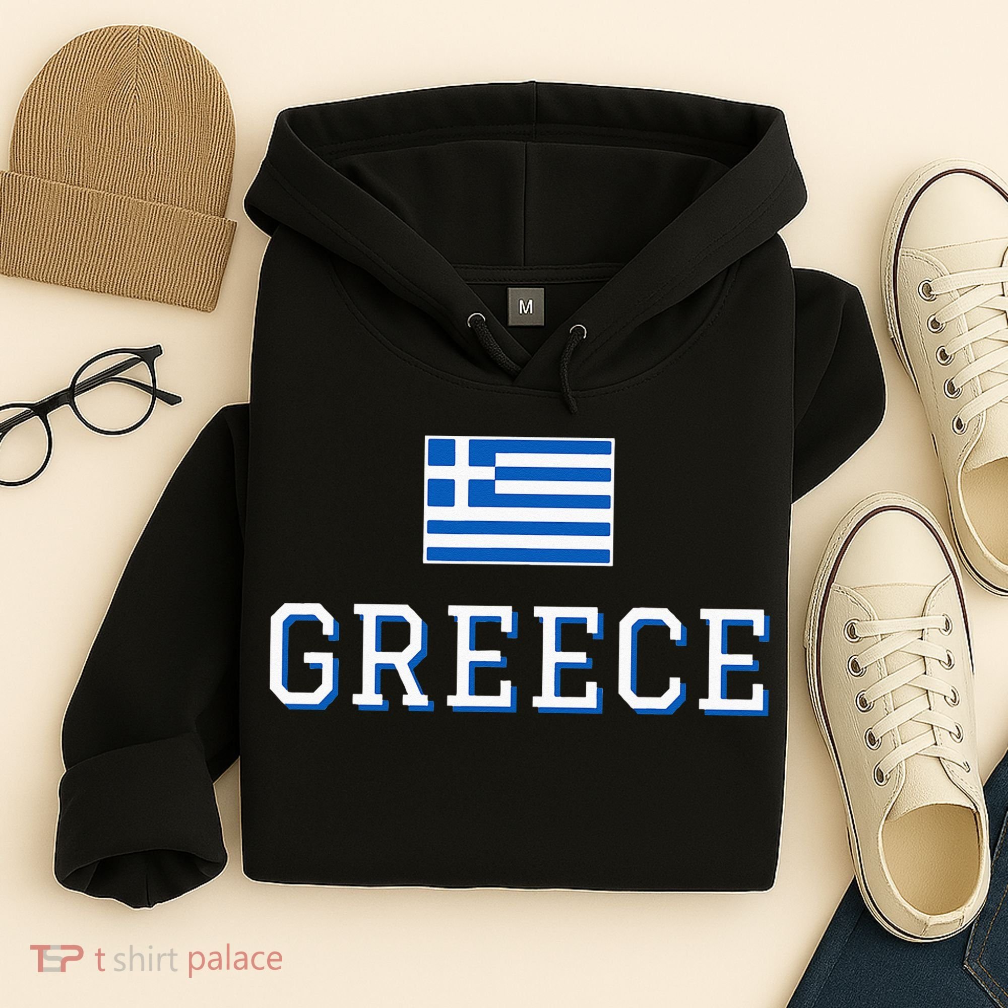 Greece Flag Greek Flag Greece Souvenir Hoodie
