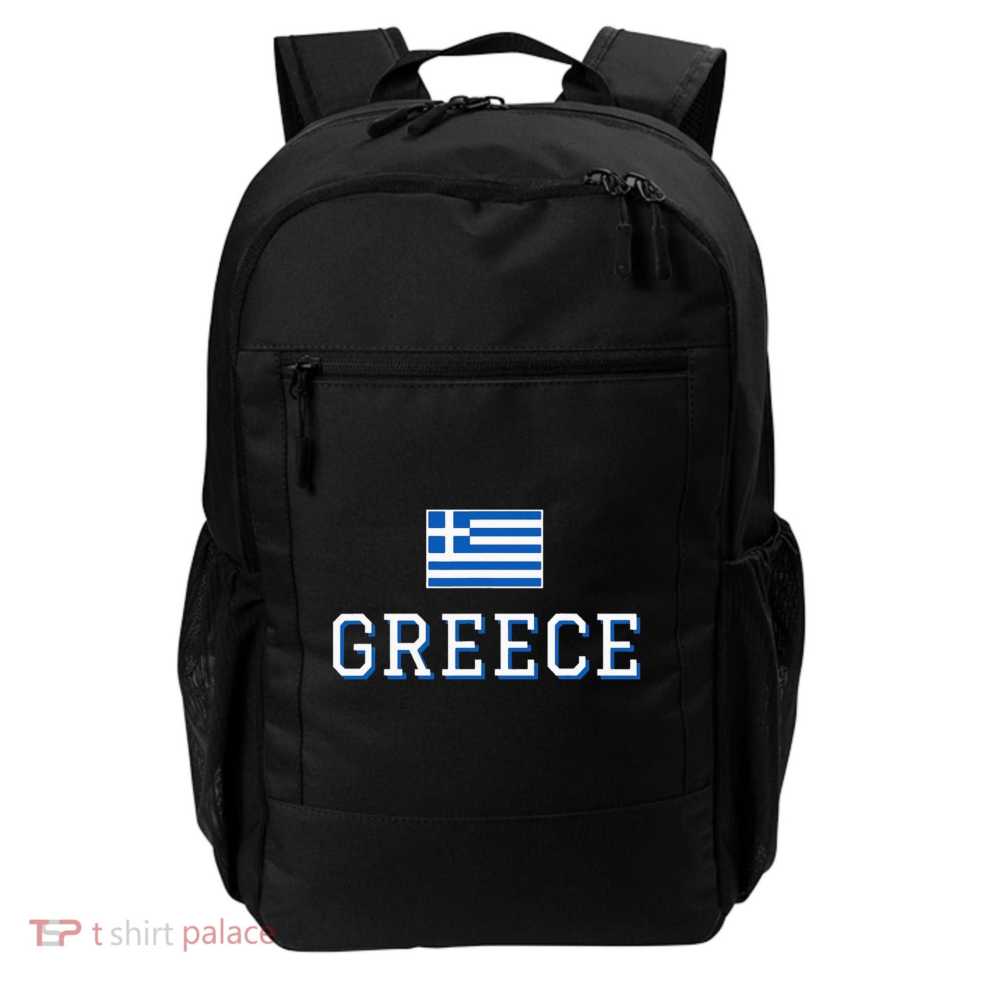 Greece Flag Greek Flag Greece Souvenir Backpack