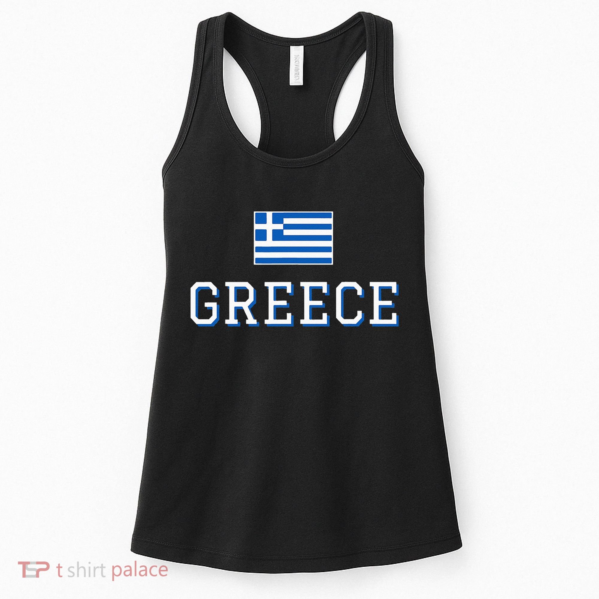 Greece Flag Greek Flag Greece Souvenir Women's Tank Top