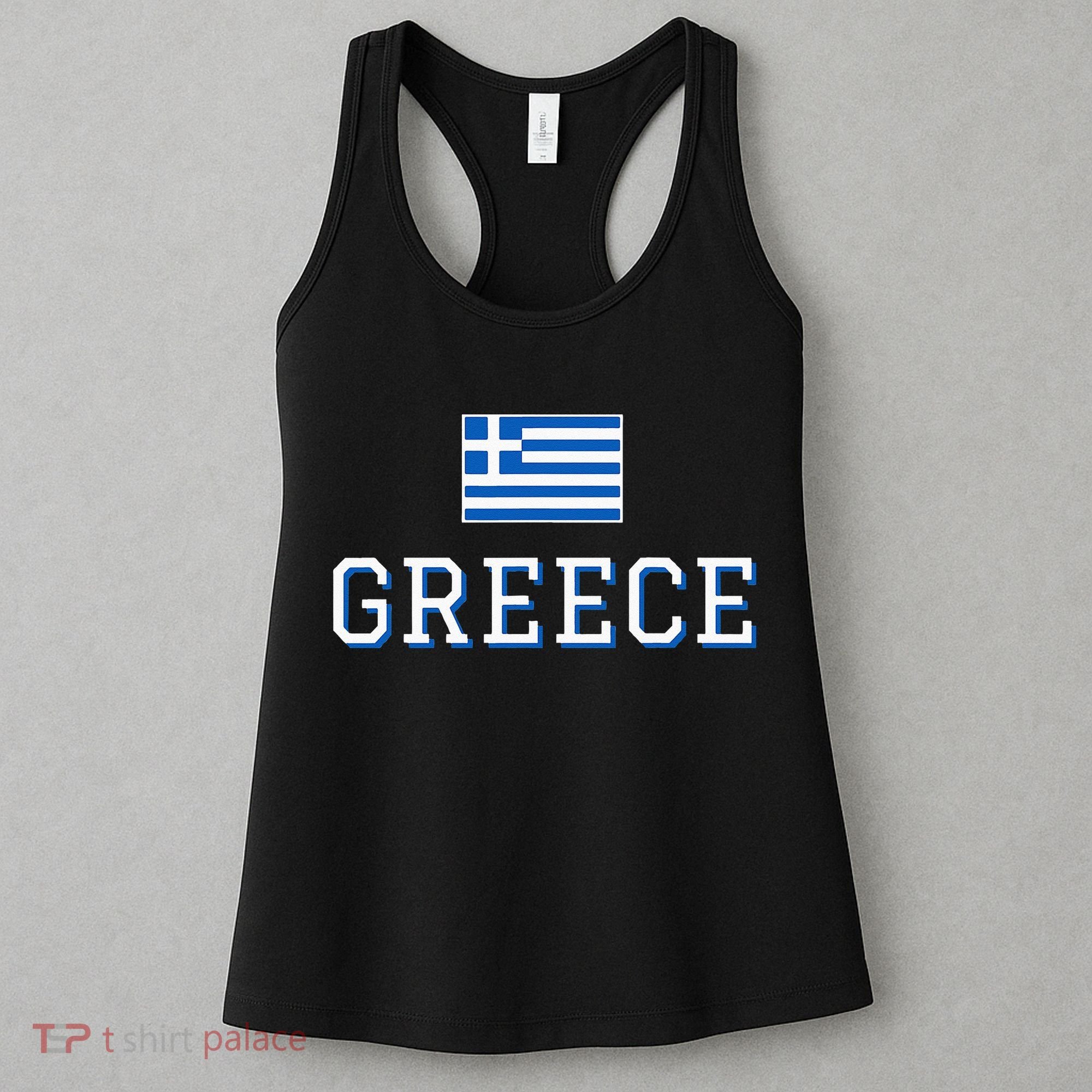 Greece Flag Greek Flag Greece Souvenir Women's Tank Top