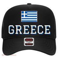 Greece Flag Greek Flag Greece Souvenir Hat thumb 0