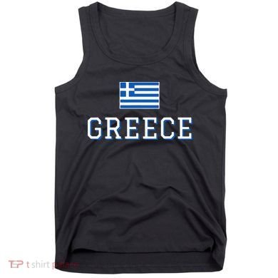 Greece Flag Greek Flag Greece Souvenir Tank Top