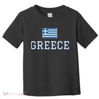 Greece Flag Greek Flag Greece Souvenir Toddler T-Shirt thumb 0