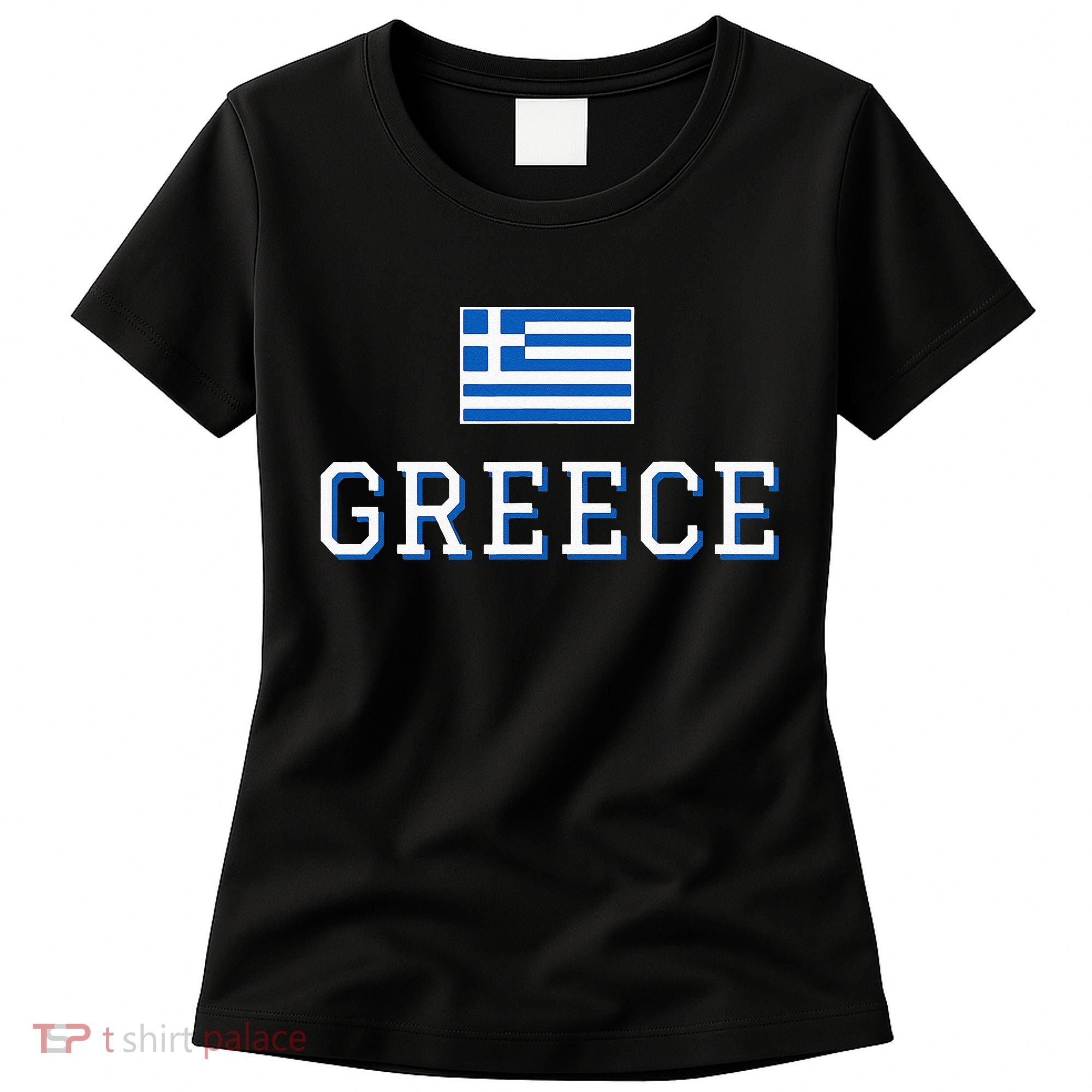 Greece Flag Greek Flag Greece Souvenir Women's T-Shirt