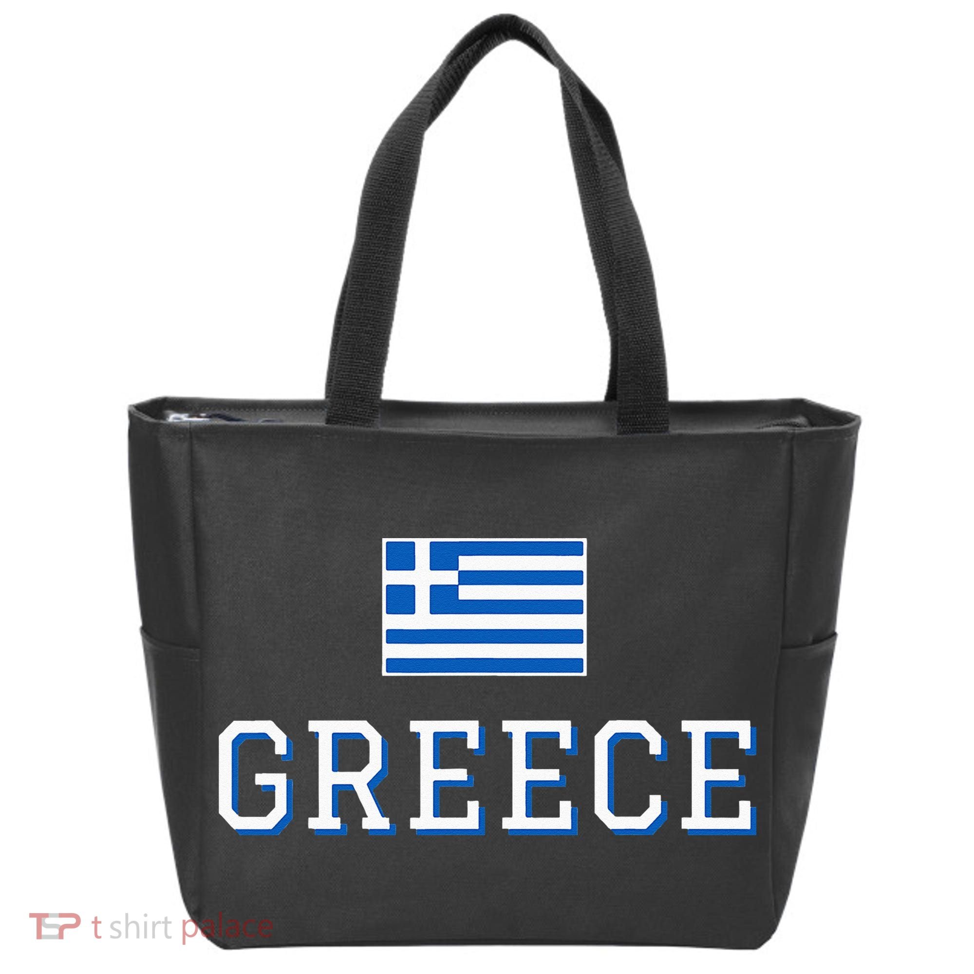 Greece Flag Greek Flag Greece Souvenir Tote Bag