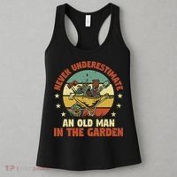 Gardener Funny Gardening An Old Man In The Garden Plant Women's Tank Top thumb 3