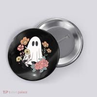 Ghost Floral Button thumb 0