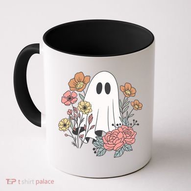 Ghost Floral Coffee Mug