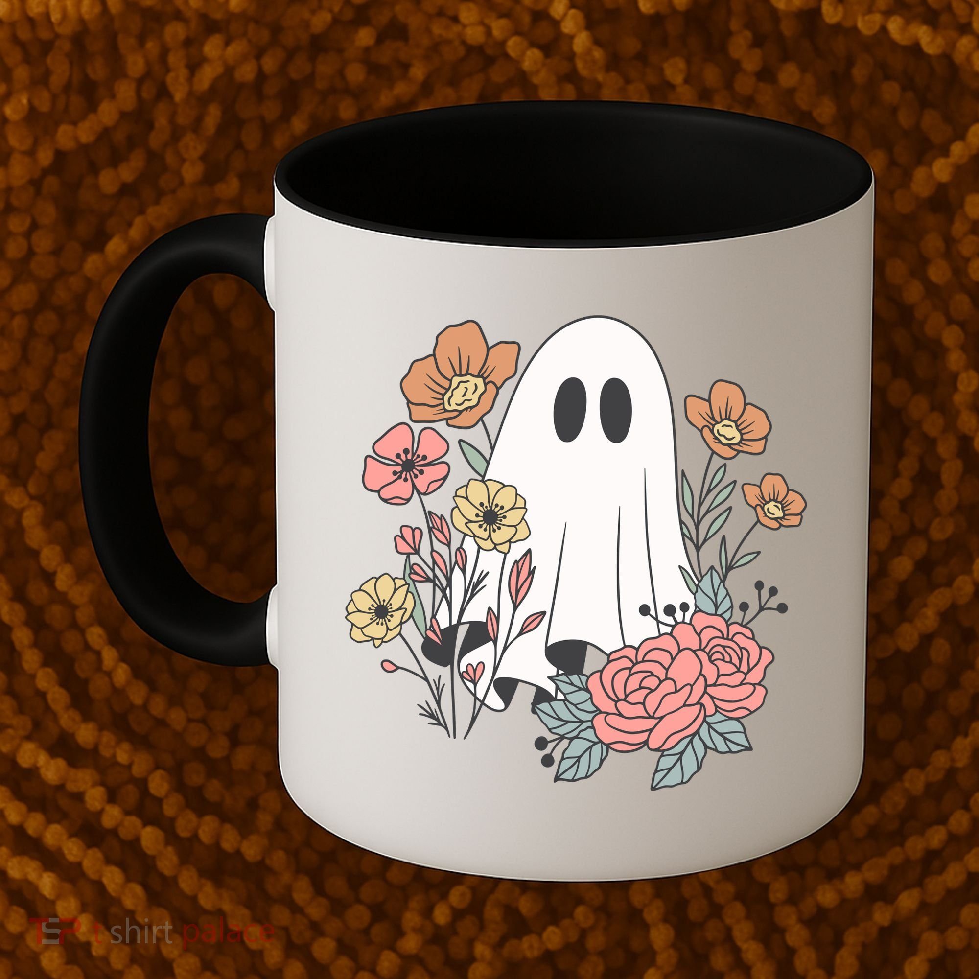 Ghost Floral Coffee Mug