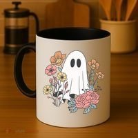Ghost Floral Coffee Mug thumb 4