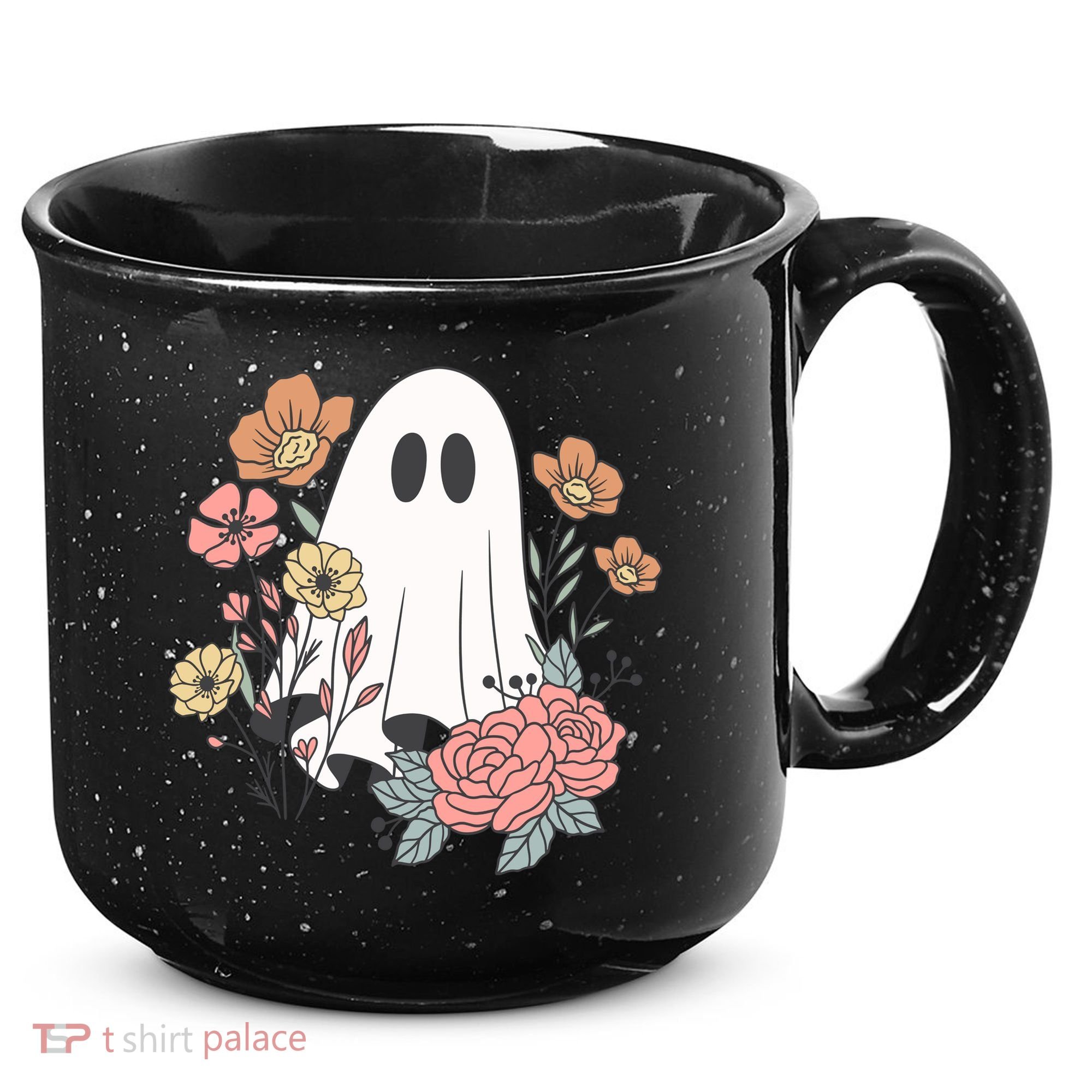 Ghost Floral 15oz Campfire Ceramic Mug