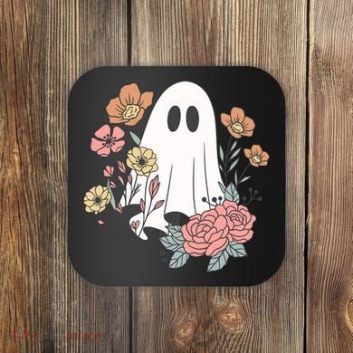 Ghost Floral Coaster