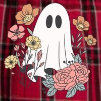 Ghost Floral Men's Flannel Plaid Pajama Pants thumb 2