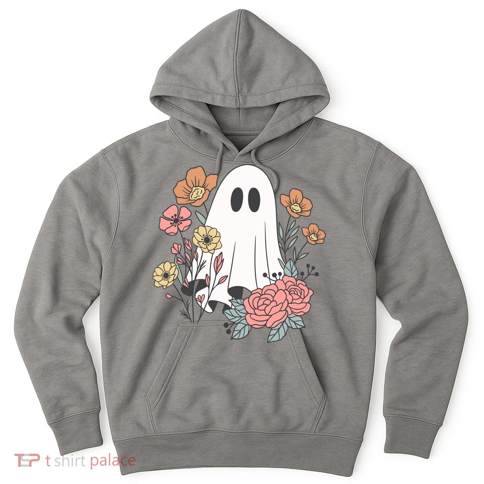 Ghost Floral Hoodie