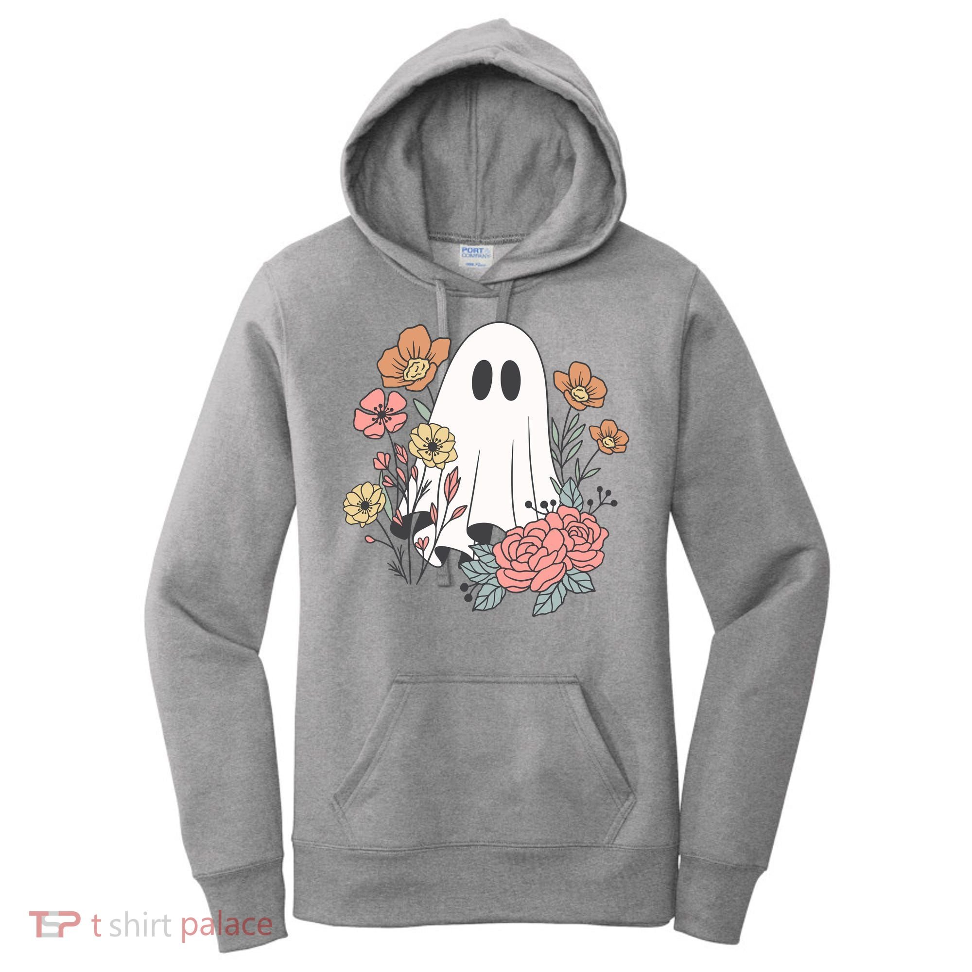 Ghost Floral Women's Hoodie