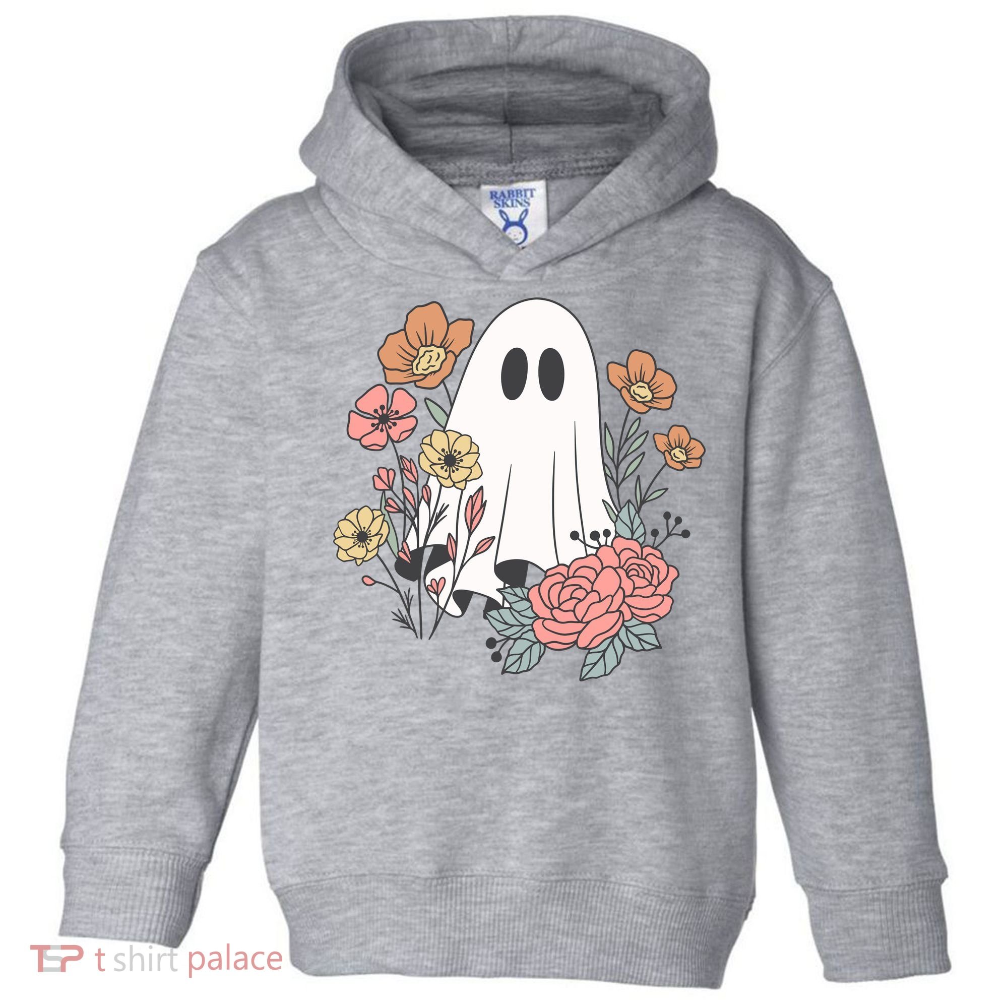 Ghost Floral Toddler Hoodie