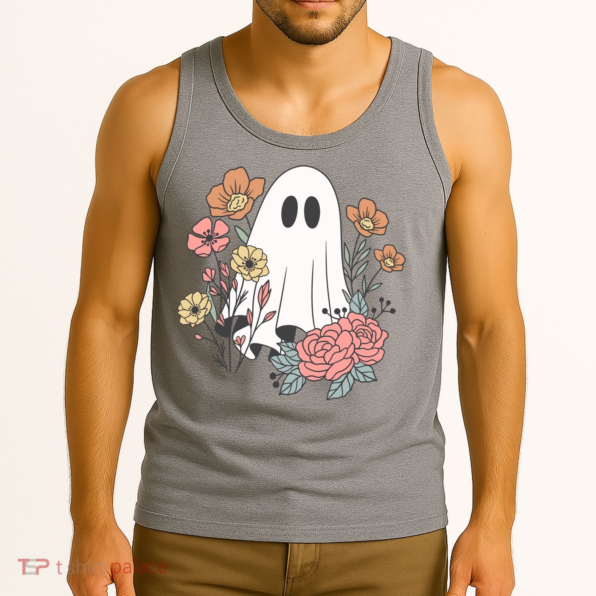 Ghost Floral Tank Top