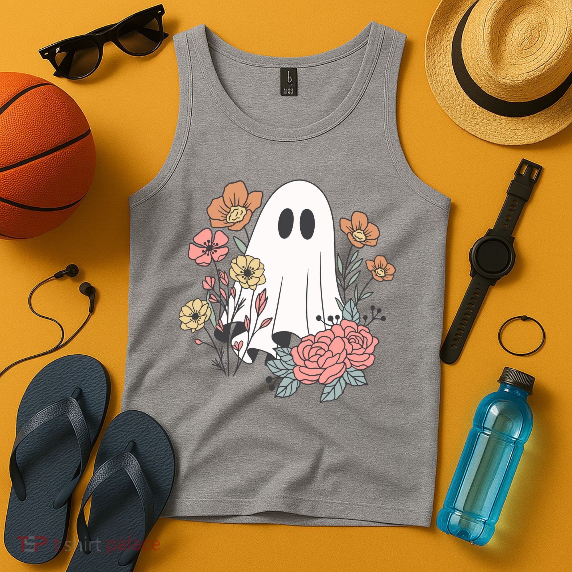 Ghost Floral Tank Top
