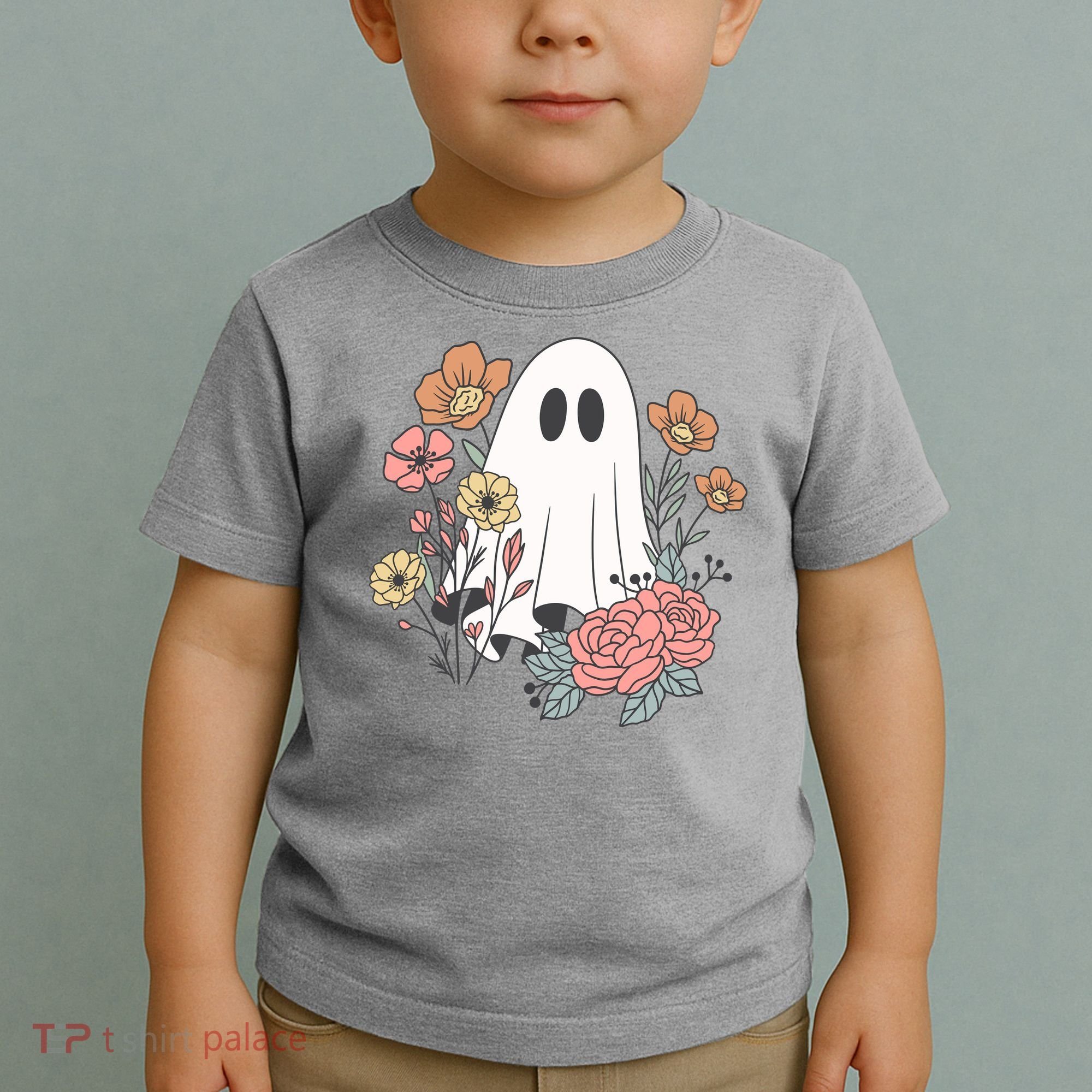 Ghost Floral Toddler T-Shirt