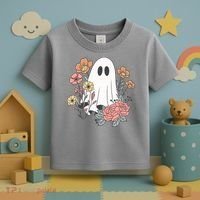 Ghost Floral Toddler T-Shirt thumb 3