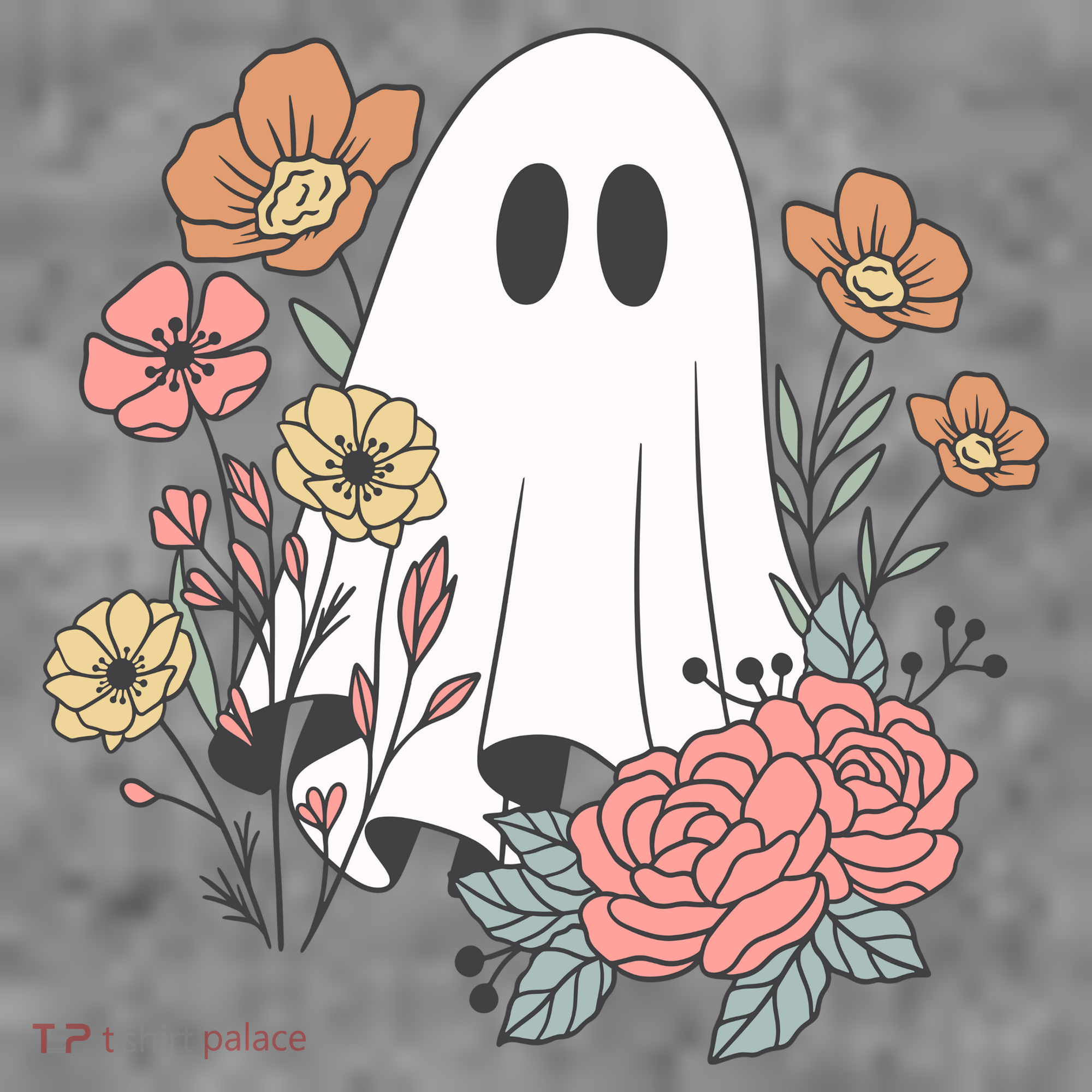 Ghost Floral Women's Long Sleeve Shirt