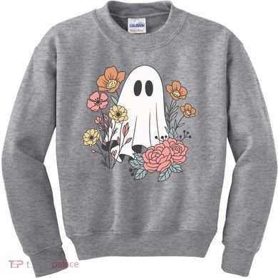 Ghost Floral Kids Sweatshirt
