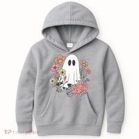 Ghost Floral Kids Hoodie thumb 0