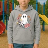 Ghost Floral Kids Hoodie thumb 2
