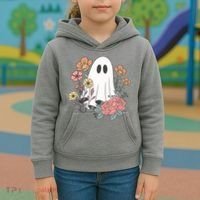 Ghost Floral Kids Hoodie thumb 3