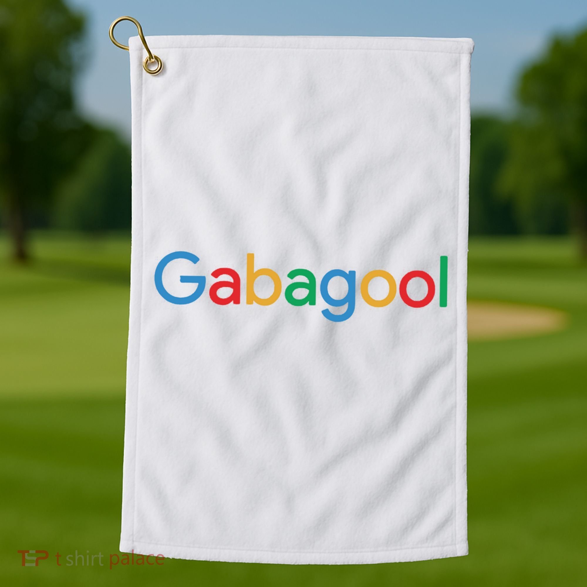 Gabagool Funny Gift Italian Humor Golf Towel