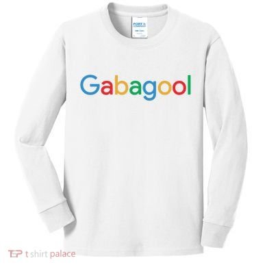 Gabagool Funny Gift Italian Humor Kids Long Sleeve Shirt