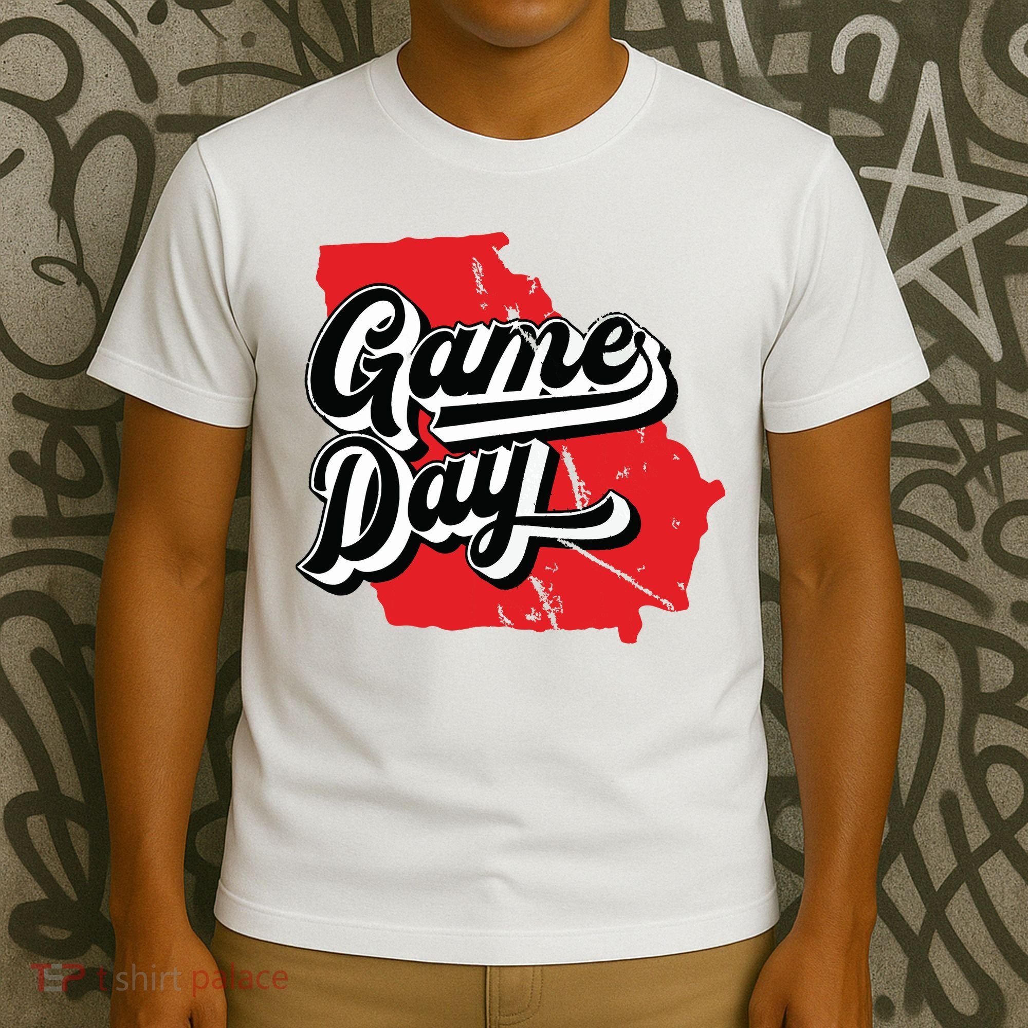 Georgia Football Game Day Vintage T-Shirt