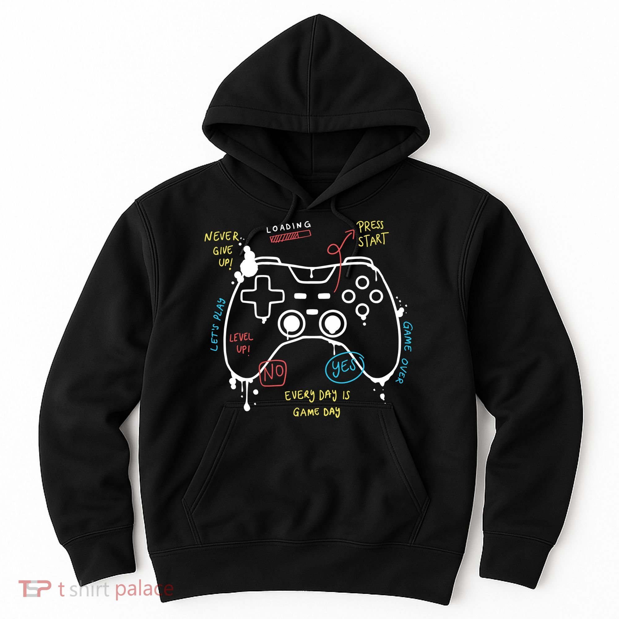 Gamer Funny Gaming Remote Everyday Is Game Day Hoodie