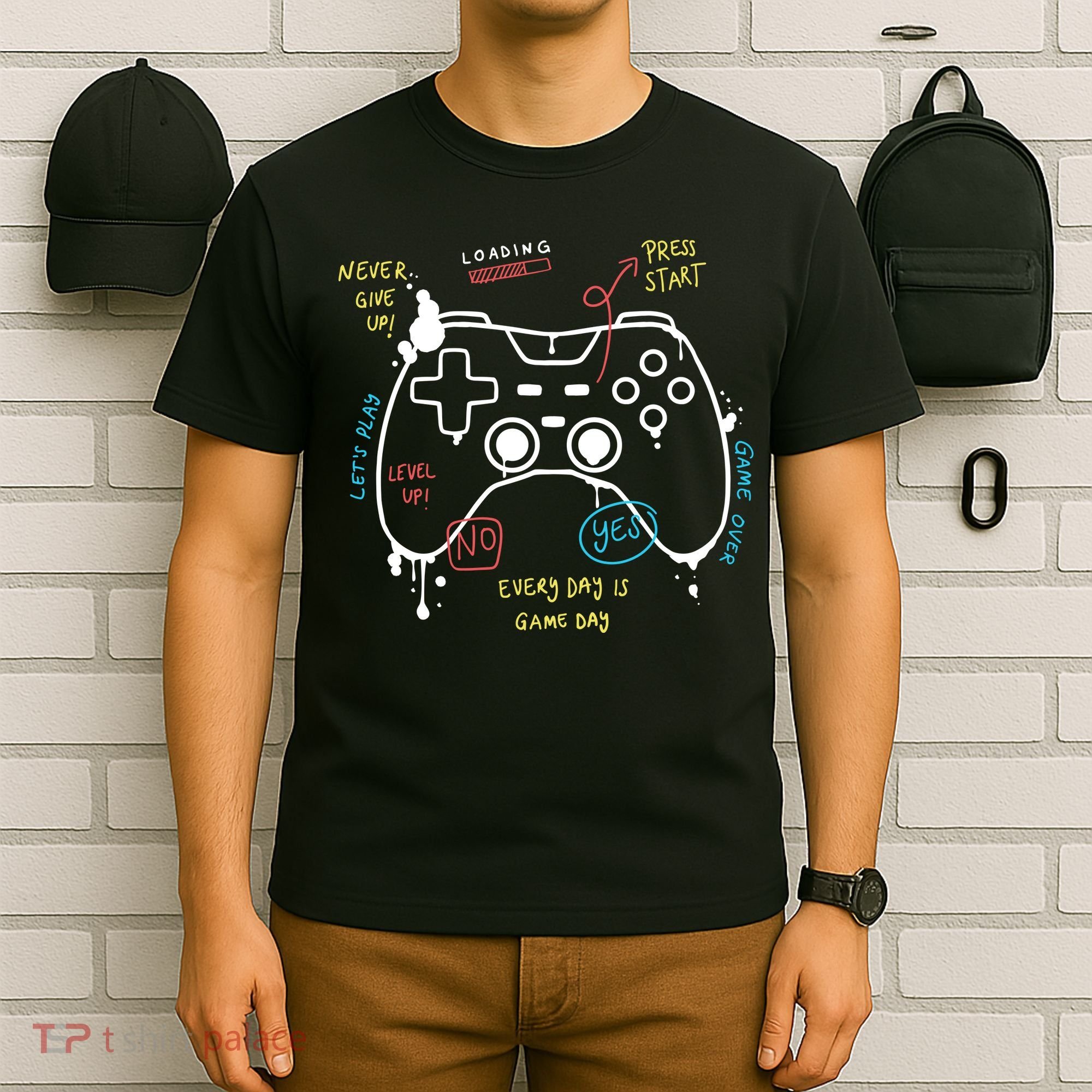 Gamer Funny Gaming Remote Everyday Is Game Day T-Shirt