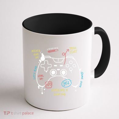 Gamer Funny Gaming Remote Everyday Is Game Day Coffee Mug back