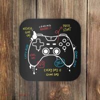 Gamer Funny Gaming Remote Everyday Is Game Day Coaster thumb 0