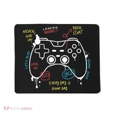 Gamer Funny Gaming Remote Everyday Is Game Day Mousepad