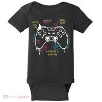 Gamer Funny Gaming Remote Everyday Is Game Day Baby Bodysuit thumb 0