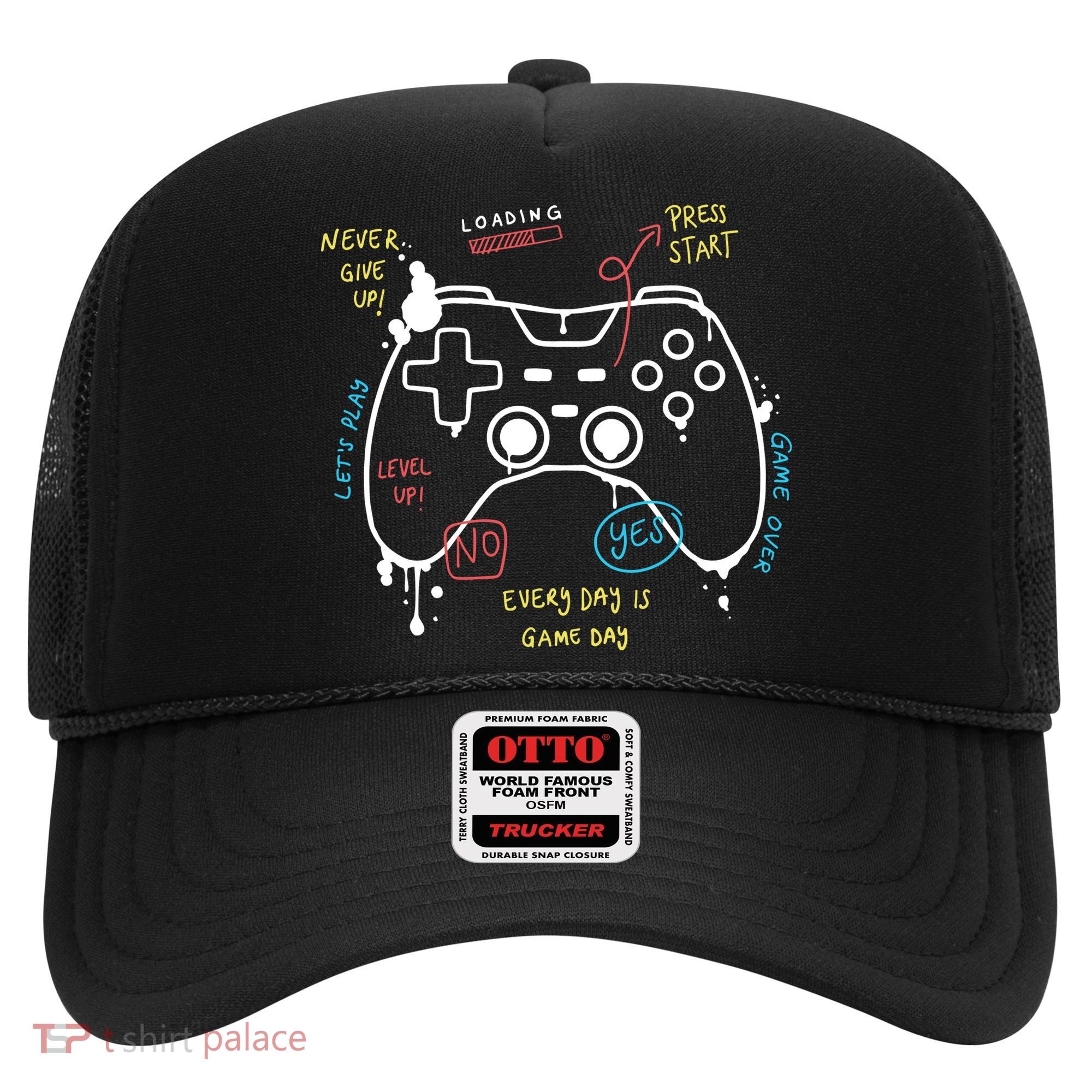 Gamer Funny Gaming Remote Everyday Is Game Day Hat
